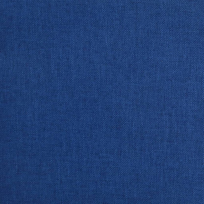 Sofá-cama 2 lugares com duas almofadas tecido azul