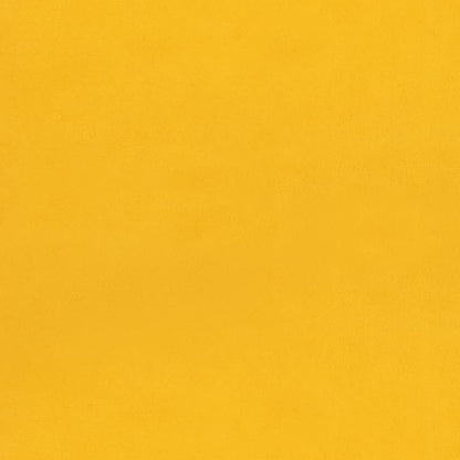 Sofá-cama 2 lugares com duas almofadas veludo amarelo