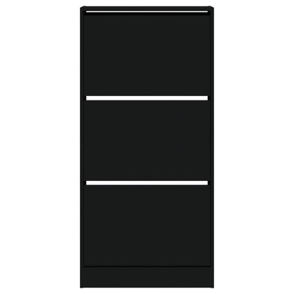 Sapateira 60x21x125,5 cm derivados de madeira preto