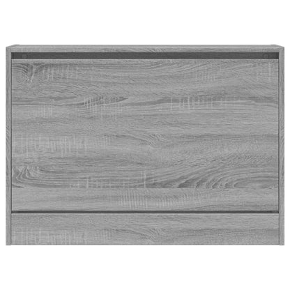 Sapateira 80x21x57 cm derivados de madeira sonoma cinza