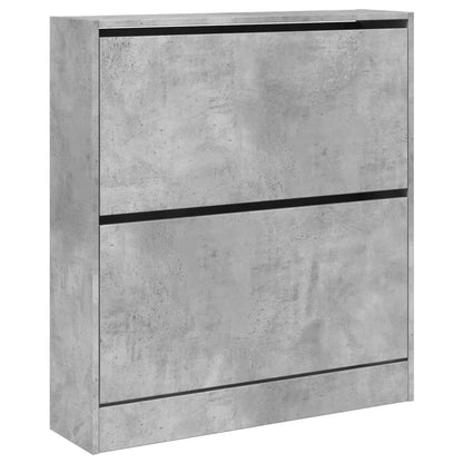 Sapateira 80x21x87,5 cm derivados de madeira cinzento cimento