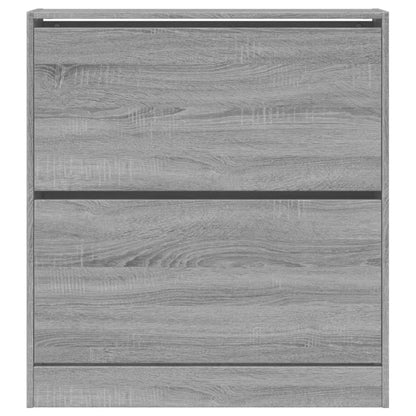 Sapateira 80x21x87,5 cm derivados de madeira cinzento sonoma