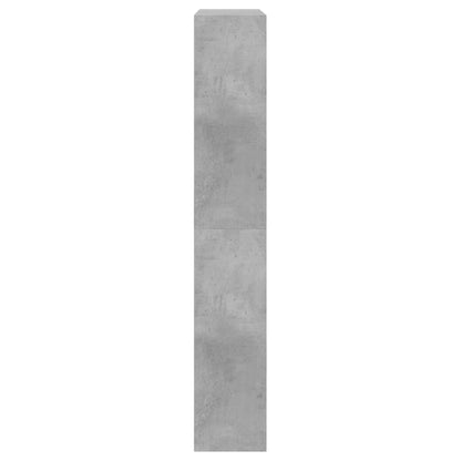 Sapateira 80x21x125,5 cm derivados de madeira cinzento cimento