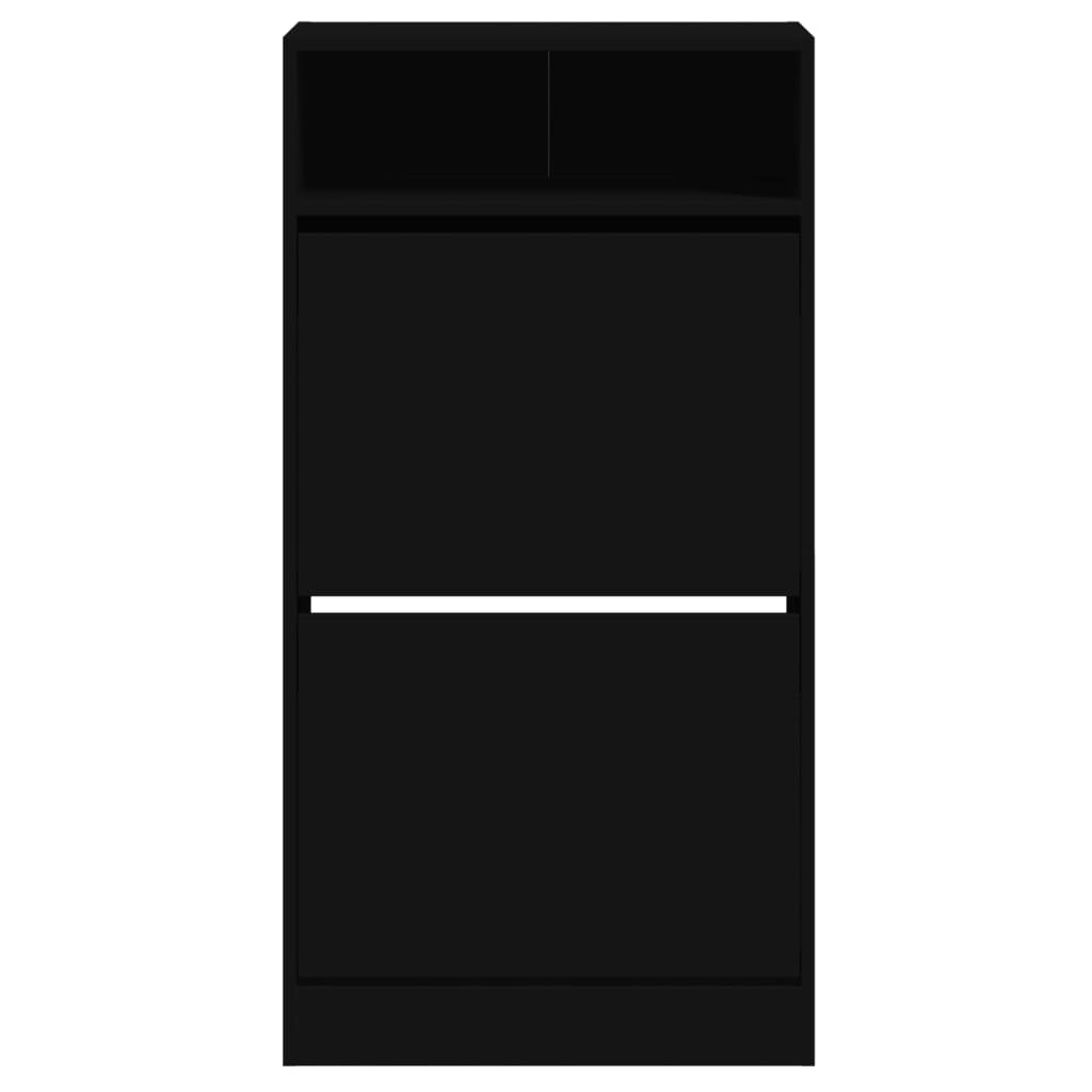 Sapateira 60x34x116 cm derivados de madeira preto