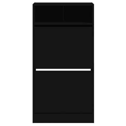 Sapateira 60x34x116 cm derivados de madeira preto