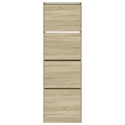 Sapateira 4 gavetas articuladas 60x34x187,5 cm carvalho sonoma