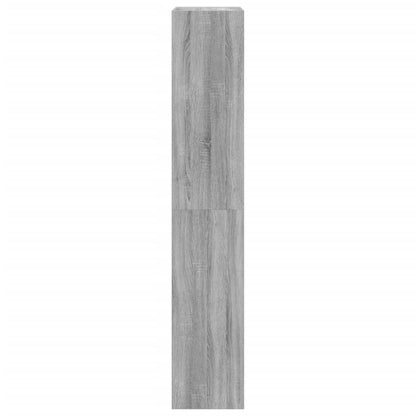 Sapateira c/ 4 gavetas articuladas 60x34x187,5 cm cinza sonoma