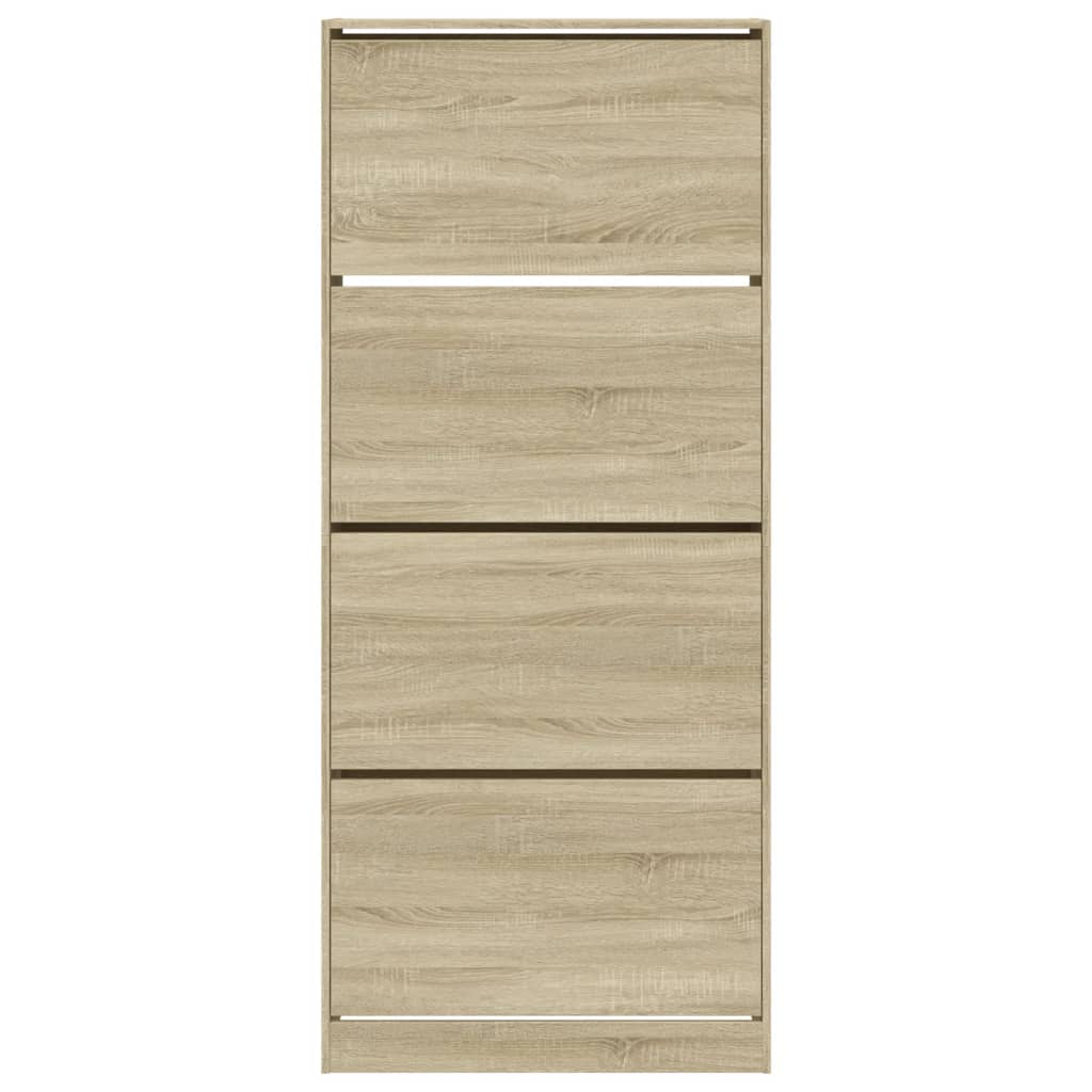 Sapateira 4 gavetas articuladas 80x34x187,5 cm carvalho sonoma