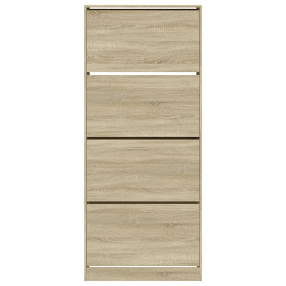 Sapateira 4 gavetas articuladas 80x34x187,5 cm carvalho sonoma