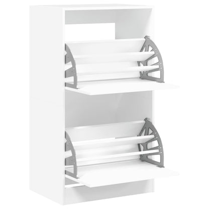 Sapateira c/ 2 gavetas articuladas 60x42x108 cm branco
