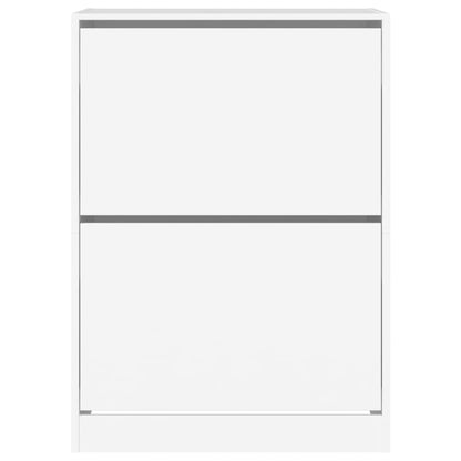 Sapateira c/ 2 gavetas articuladas 80x42x108 cm branco