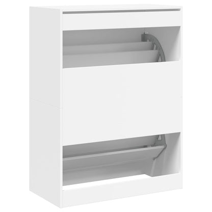 Sapateira c/ 2 gavetas articuladas 80x42x108 cm branco