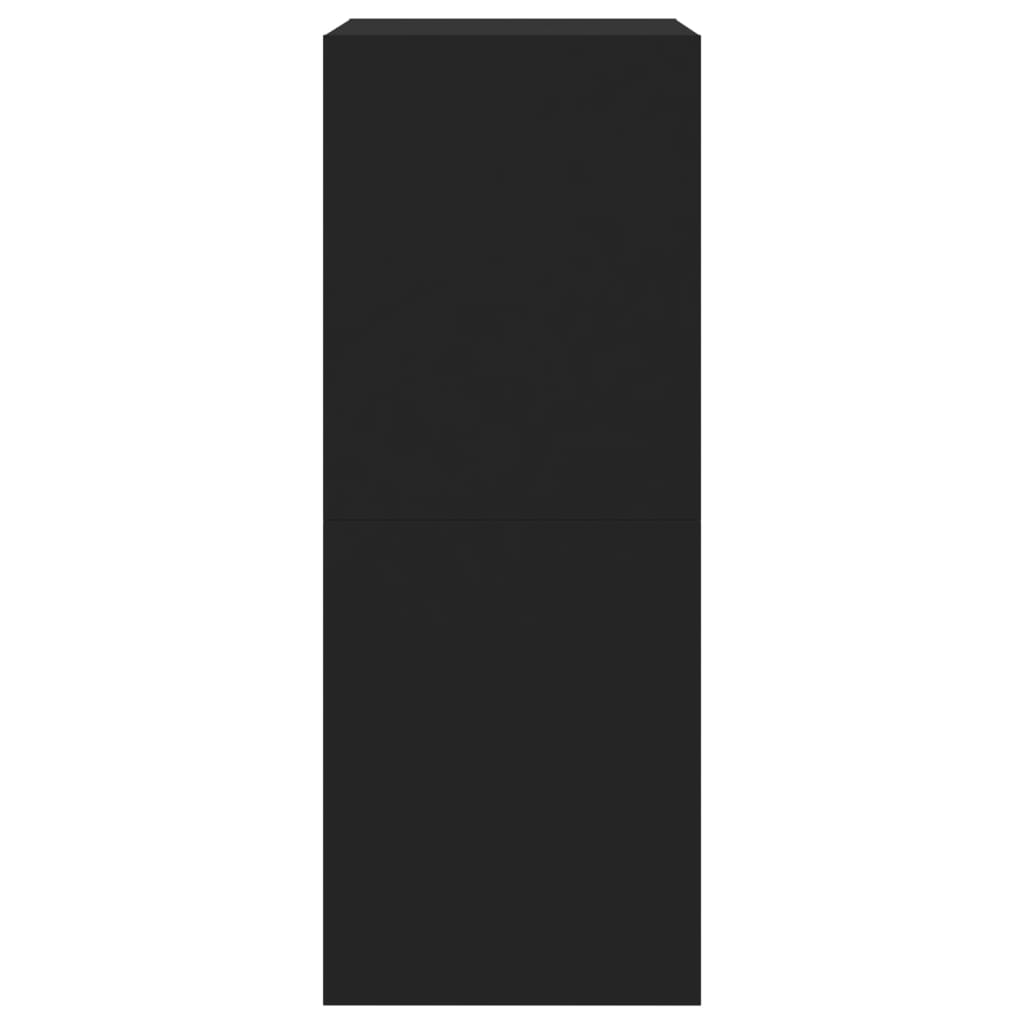 Sapateira c/ 2 gavetas articuladas 80x42x108 cm preto