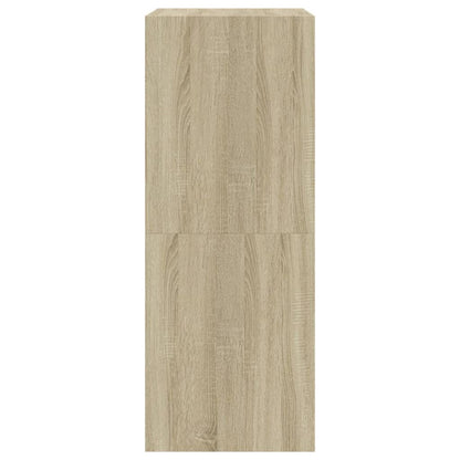 Sapateira c/ 2 gavetas articuladas 80x42x108 cm carvalho sonoma