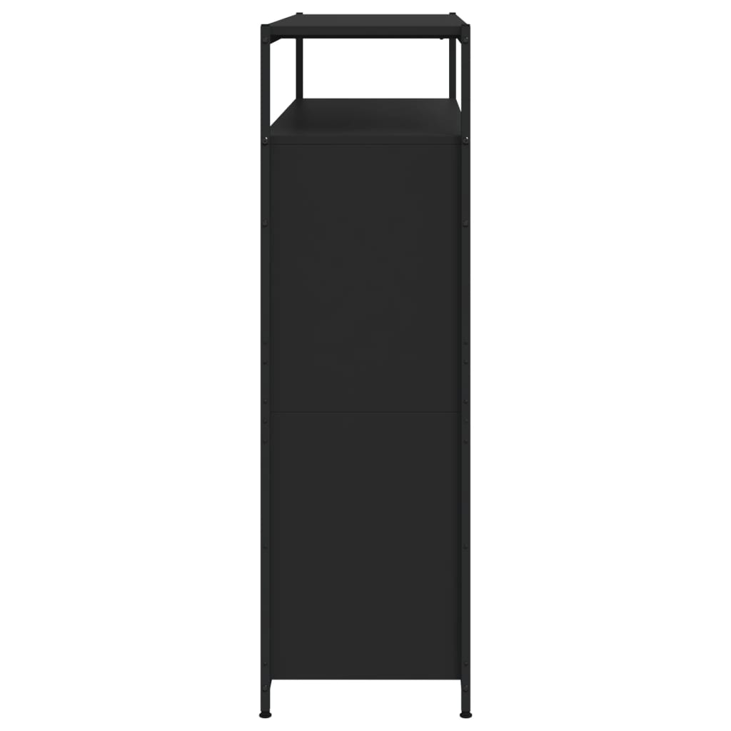 Sapateira c/ 4 gavetas articuladas 100x34x112 cm preto