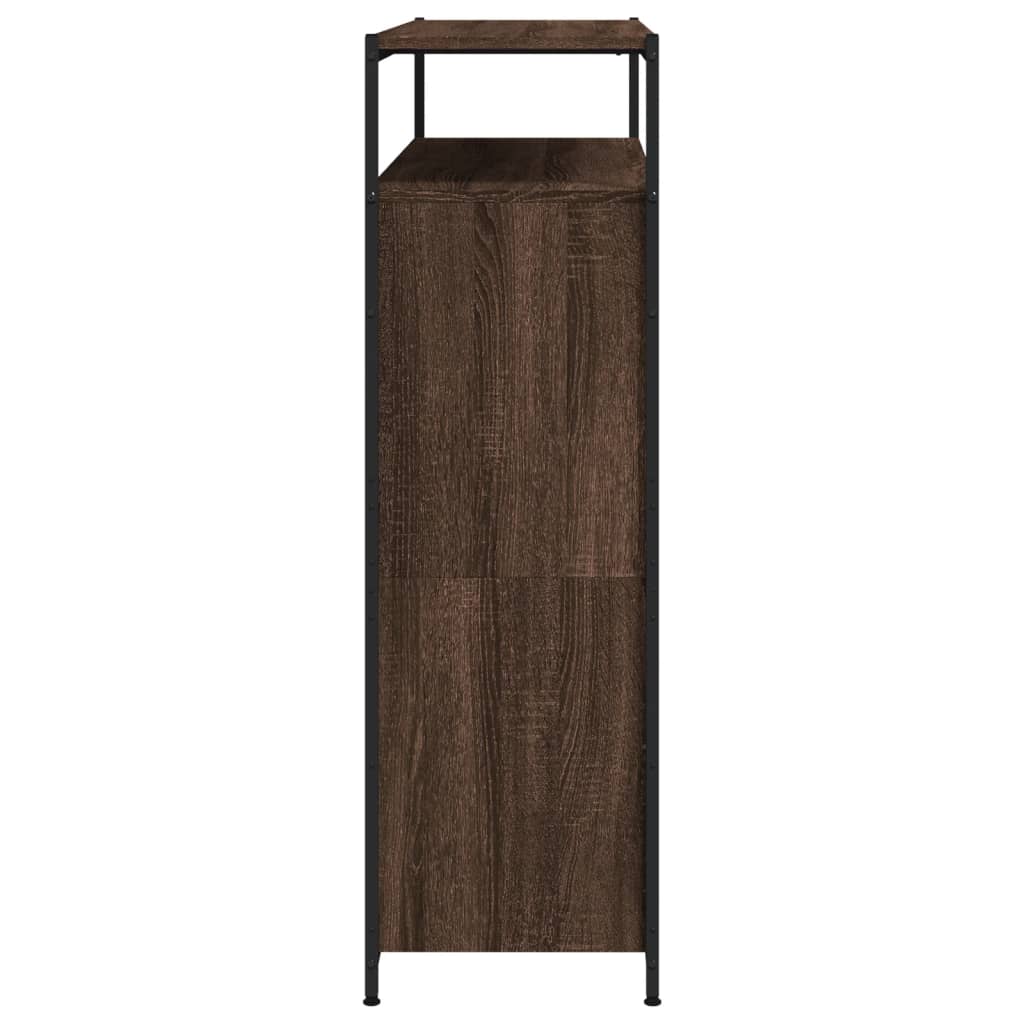 Sapateira 4 gavetas articuladas 100x34x112 cm carvalho castanho