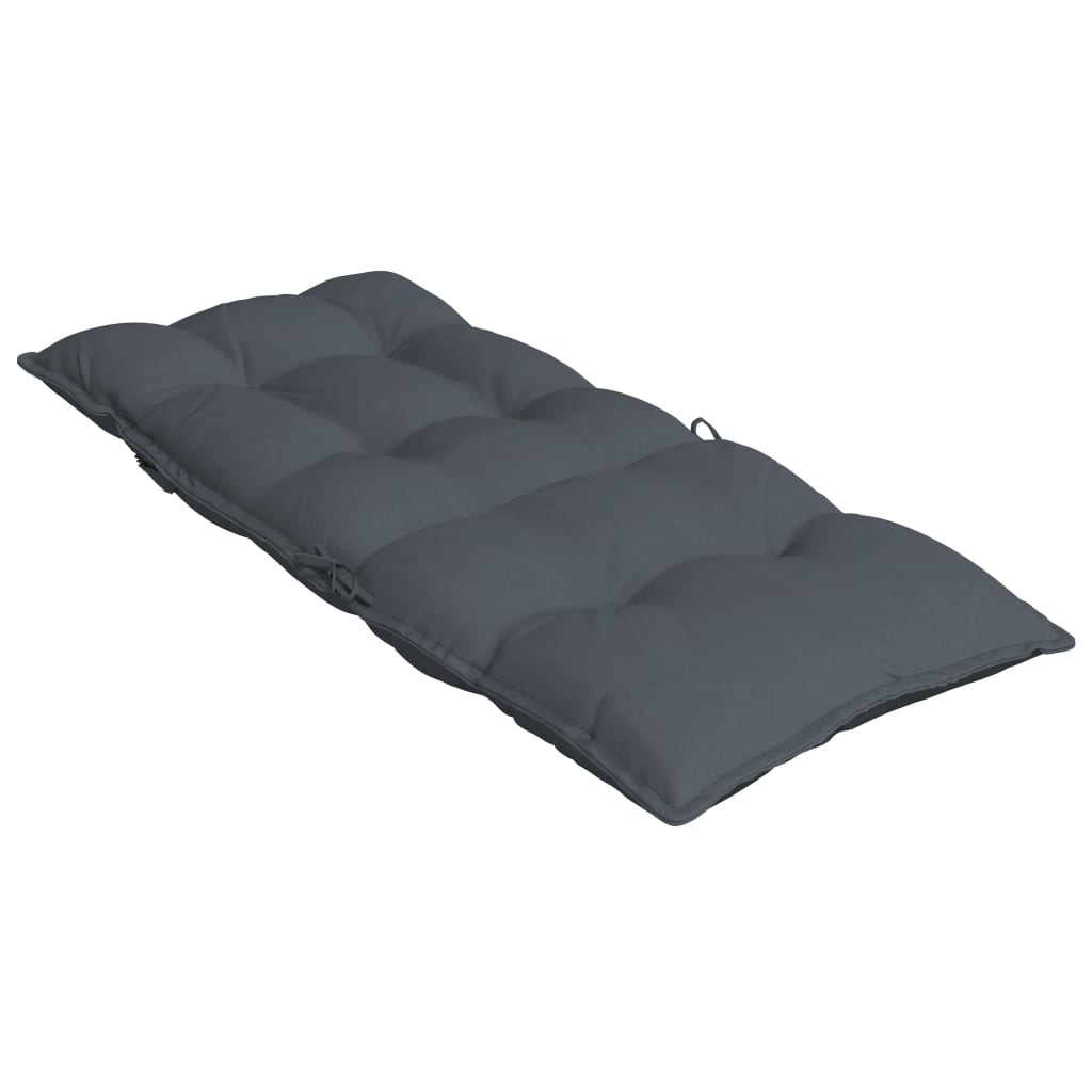 Almofadões p/ cadeira encosto alto 4pcs tecido oxford antracite