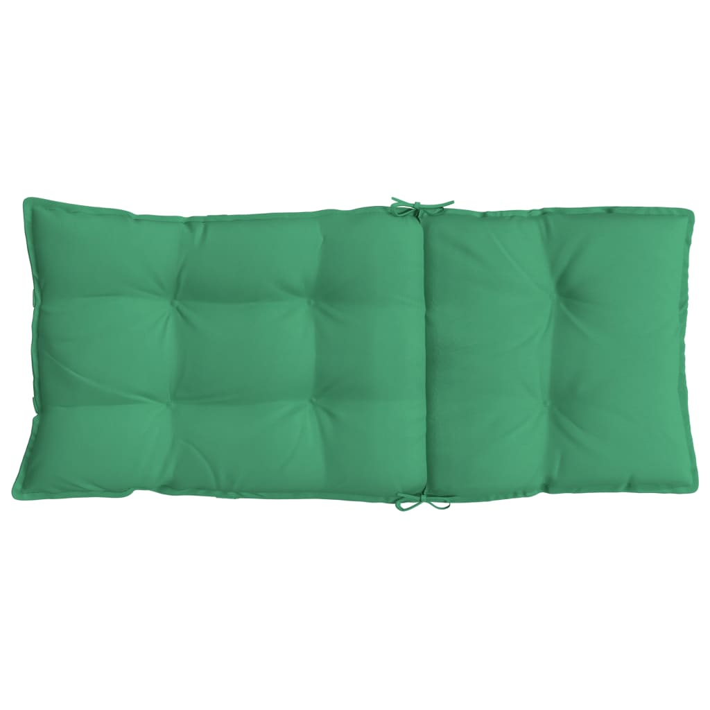 Almofadões p/ cadeira encosto alto 2 pcs tecido oxford verde