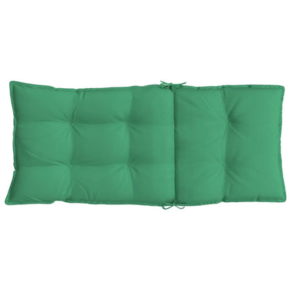 Almofadões p/ cadeira encosto alto 2 pcs tecido oxford verde