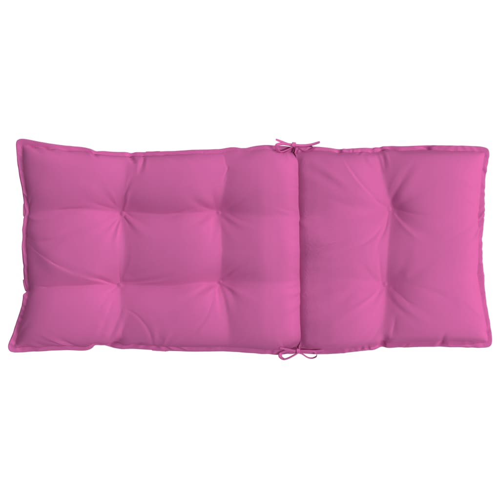 Almofadões p/ cadeira encosto alto 6 pcs tecido oxford rosa
