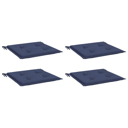 Almofadões p/ sofá de paletes 4 pcs tecido oxford azul-marinho
