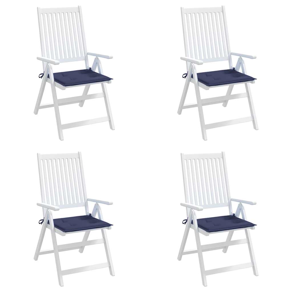 Almofadões p/ sofá de paletes 4 pcs tecido oxford azul-marinho
