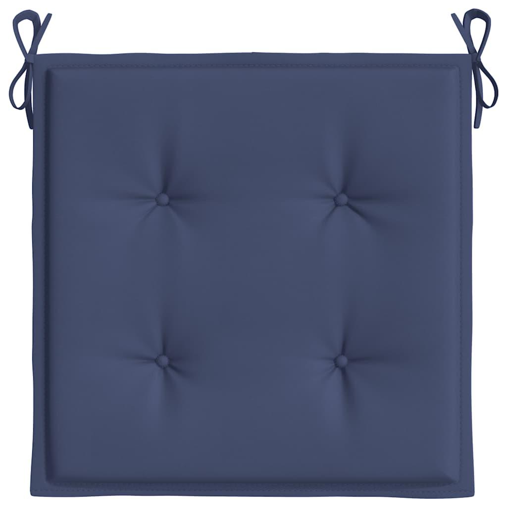 Almofadões p/ sofá de paletes 4 pcs tecido oxford azul-marinho