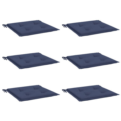 Almofadões p/ sofá de paletes 6 pcs tecido oxford azul-marinho