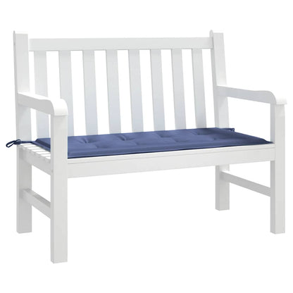 Almofadão p/ banco jardim 100x50x4cm tecido oxford azul-marinho