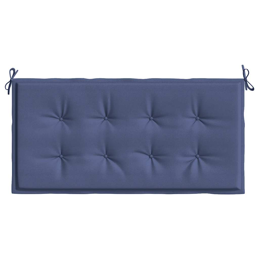 Almofadão p/ banco jardim 100x50x4cm tecido oxford azul-marinho