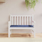 Almofadão p/ banco jardim 100x50x4cm tecido oxford azul-marinho