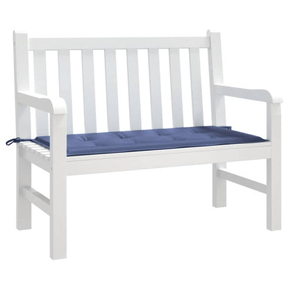 Almofadão p/ banco jardim 120x50x4cm tecido oxford azul-marinho
