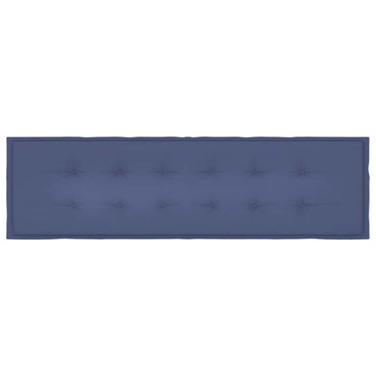 Almofadão p/ banco jardim 180x50x4cm tecido oxford azul-marinho