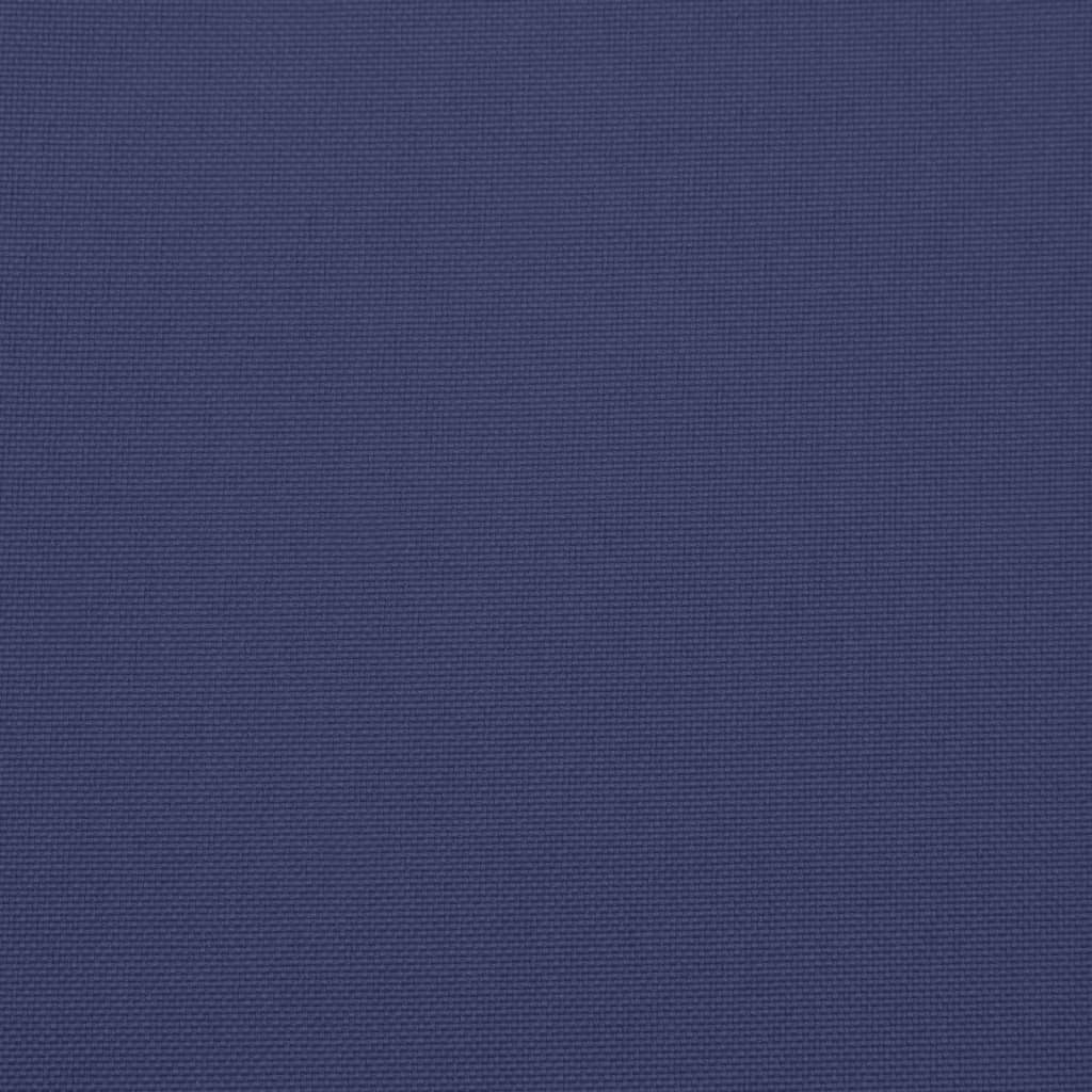 Almofadões cadeira 2 pcs 40x40x7 cm tecido oxford azul-marinho