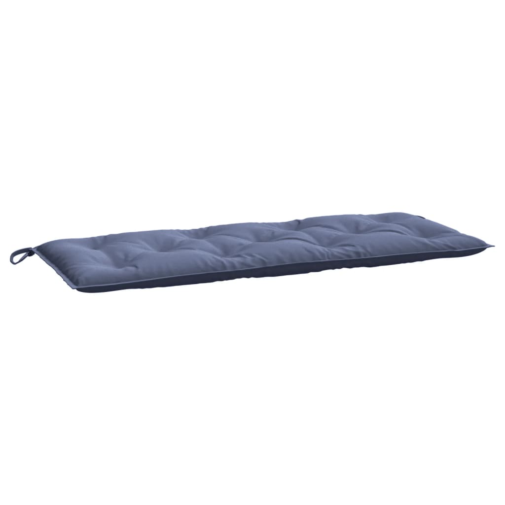 Almofadões banco jardim 2 pcs 120x50x7cm oxford azul-marinho