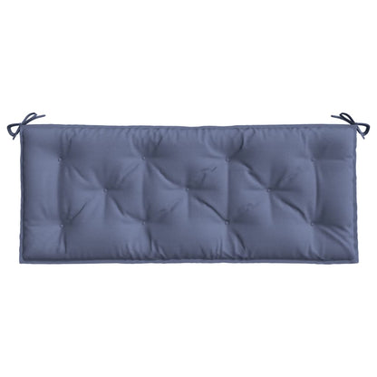 Almofadões banco jardim 2 pcs 120x50x7cm oxford azul-marinho