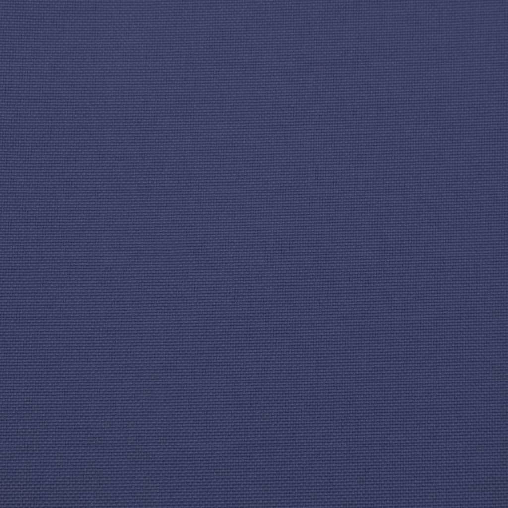 Almofadões banco jardim 2 pcs 120x50x7cm oxford azul-marinho