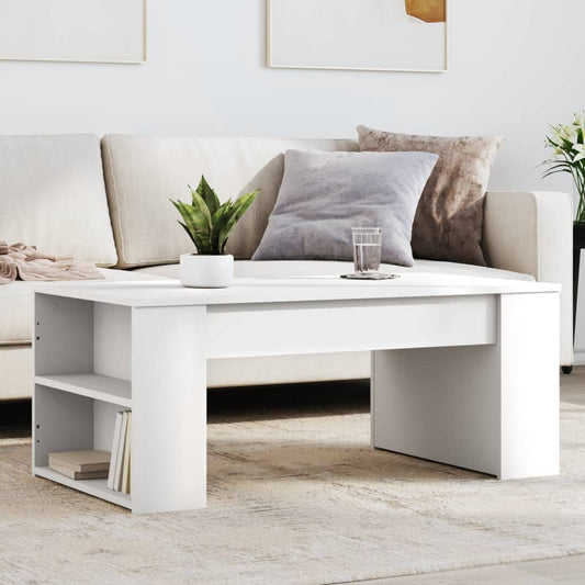 Mesa de centro 102x55x42 cm derivados de madeira branco