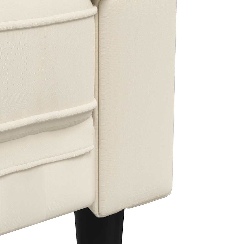 Sofá chesterfield 3 lugares linho