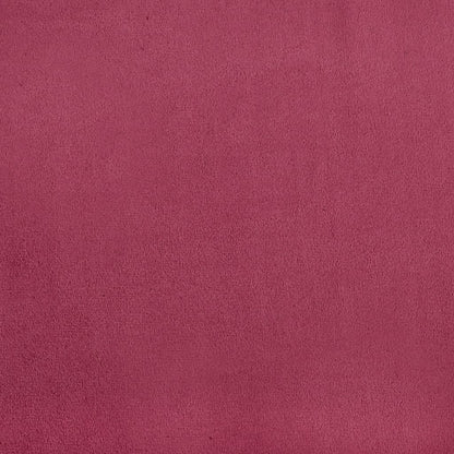 Sofá chesterfield com rolos 2 lugares veludo vermelho tinto