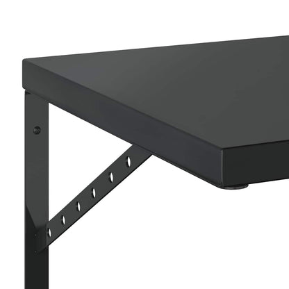 Prateleiras de parede 2 pcs 50x40 cm aço inoxidável prateado