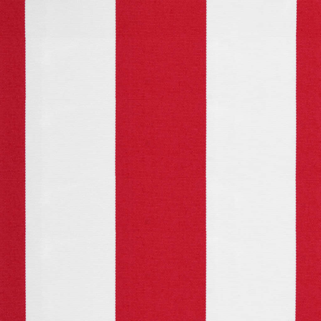 Tecido de substituição p/ toldo 3x2,5 m riscas vermelho/branco