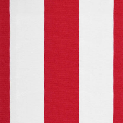 Tecido de substituição p/ toldo 3x2,5 m riscas vermelho/branco