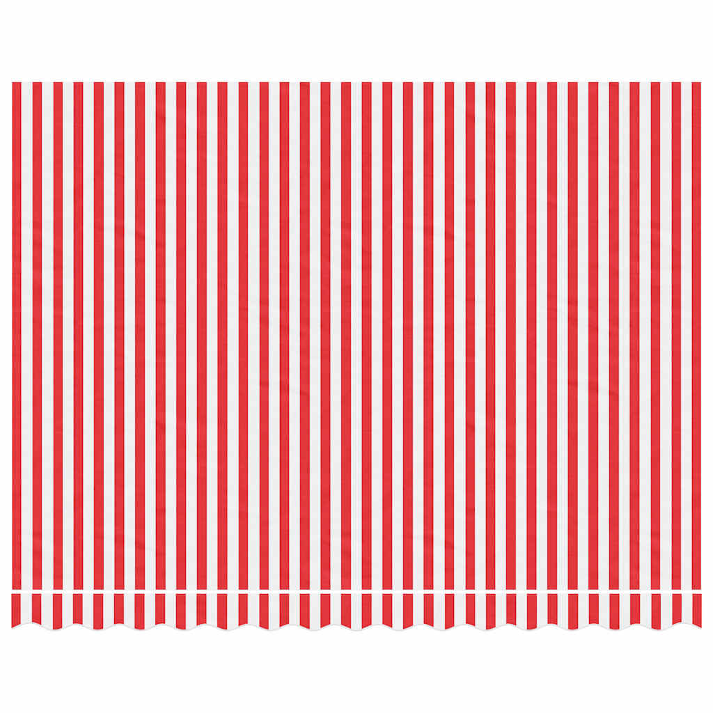 Tecido de substituição p/ toldo 3,5x2,5m riscas vermelho/branco