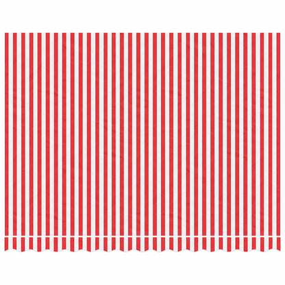 Tecido de substituição p/ toldo 3,5x2,5m riscas vermelho/branco