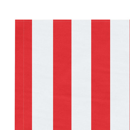 Tecido de substituição p/ toldo 4x3 m riscas vermelho/branco