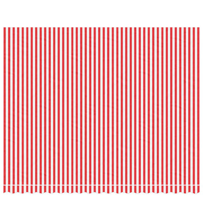Tecido de substituição p/ toldo 4,5x3,5m riscas vermelho/branco