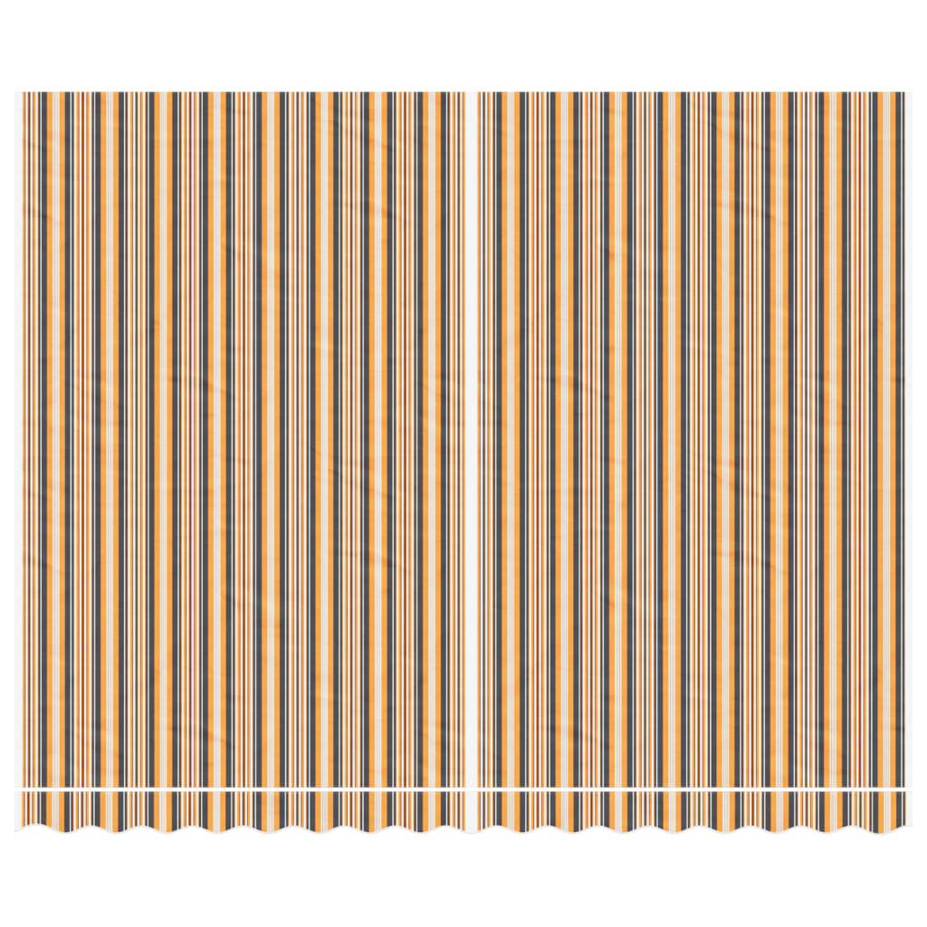 Tecido de substituição para toldo 4x3 m riscas multicor