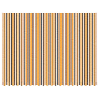 Tecido de substituição para toldo 5x3,5 m riscas multicor