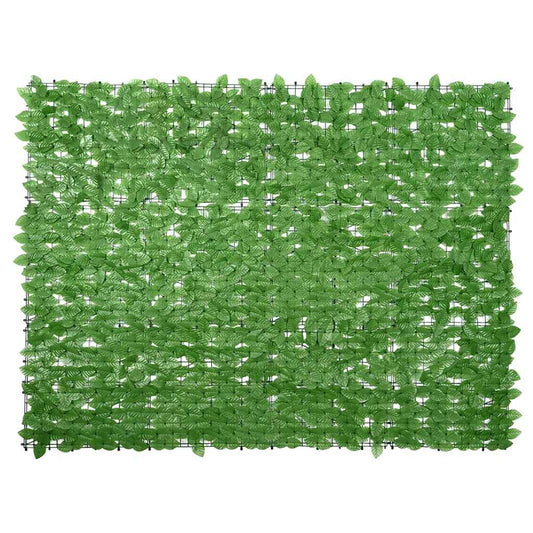 Tela de varanda com folhas verdes 200x150 cm